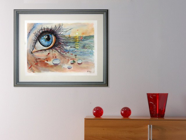 Blink of Eyes -6 - Frithjof Schulte (Room setting (c)fotolia.de, (c)artfolio.de)