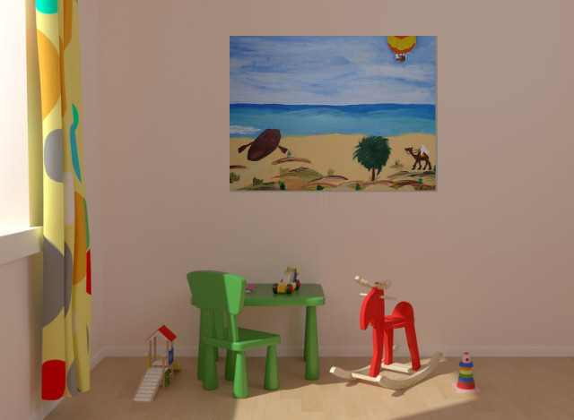 Joe ein Tag am Meer - Yvonne Schmied (Room setting (c)fotolia.de, (c)artfolio.de)