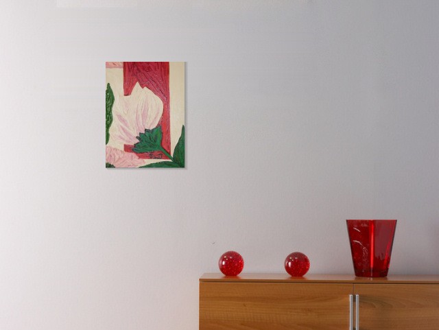 Weiße Rose - Yvonne Schmied (Room setting (c)fotolia.de, (c)artfolio.de)