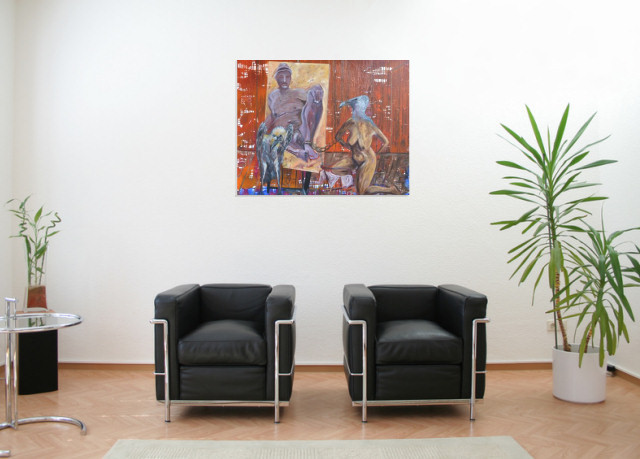 Adam and Eve - wolfgang mayer (Room setting (c)fotolia.de, (c)artfolio.de)