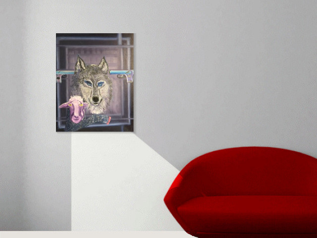 Satire: Ziemlich gute Freunde - don t kill me - wolfgang mayer (Room setting (c)fotolia.de, (c)artfolio.de)