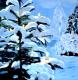 Kunstwerk - --verschneiter Weihnachtsbaum-