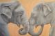 Kunstwerk - TrÃ¤umende Elefanten