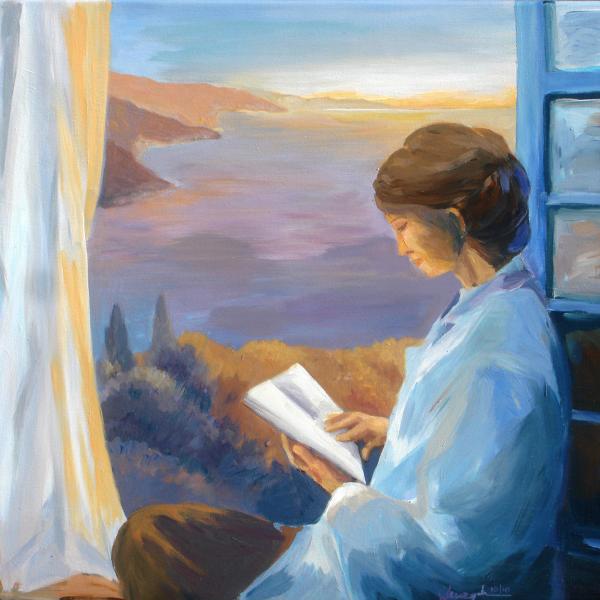 Frau am Fenster --- - ingrid wenz-gahler