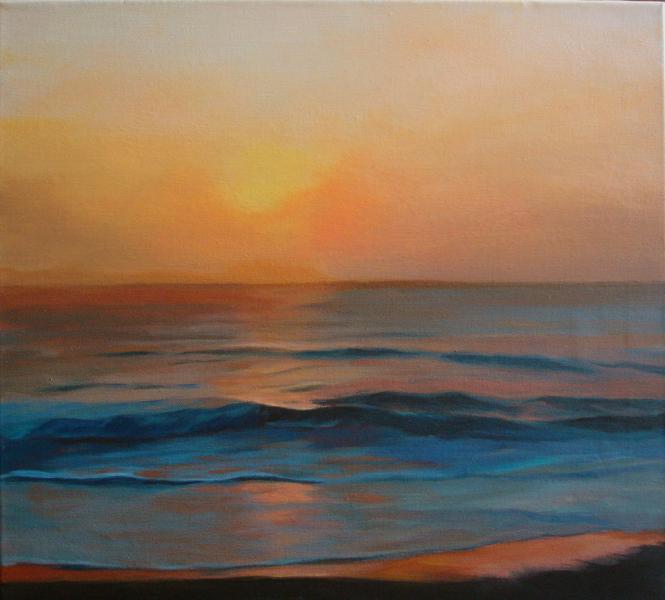 Meer in der Abendsonne - ingrid wenz-gahler
