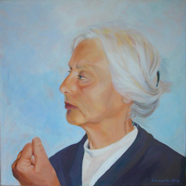 Clara mit weißem Haar - ingrid wenz-gahler