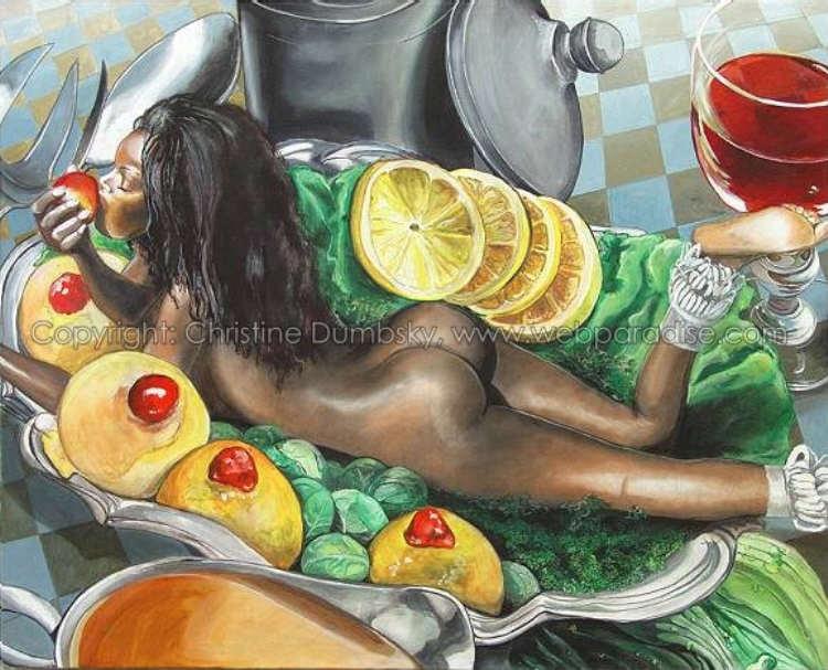Brown Girl - main meal series (2002) - Christine Dumbsky