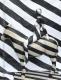 Kunstwerk zurück - Zebra - Striped