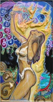 The fire still burns von Christine Dumbsky - Christine Dumbsky