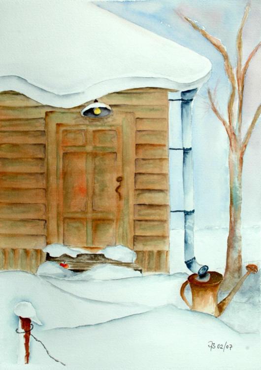 Hütte im Schnee (2007) - Isabel Bär