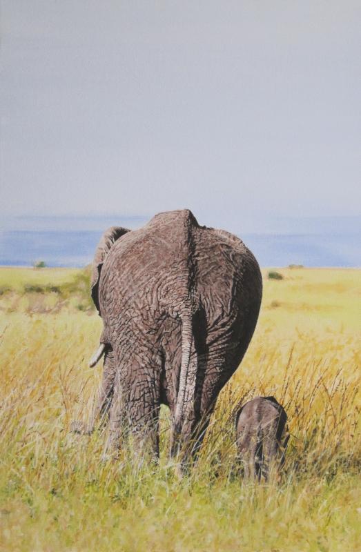 Long way home - dunjate Kunst in Acryl