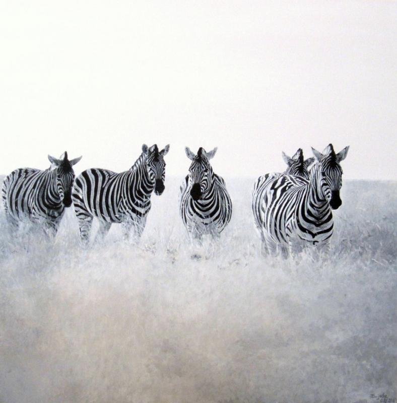 Black and white - dunjate Kunst in Acryl