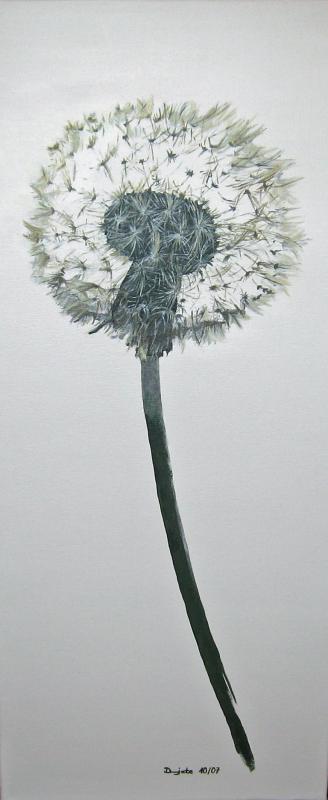 Pusteblume - dunjate Kunst in Acryl