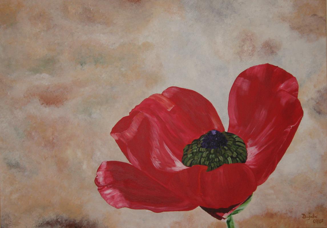 Mo(h)n Dieu - dunjate Kunst in Acryl