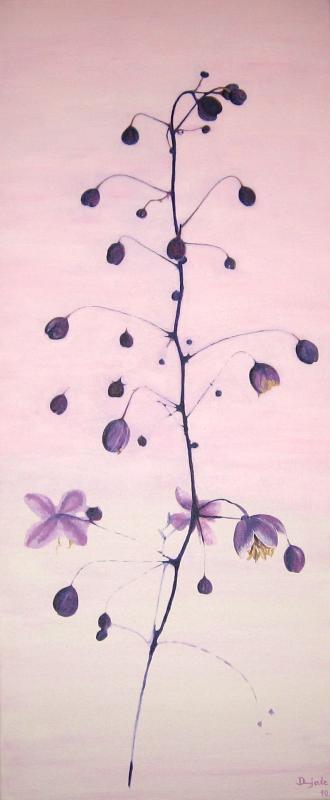 Viola Blumatis - dunjate Kunst in Acryl