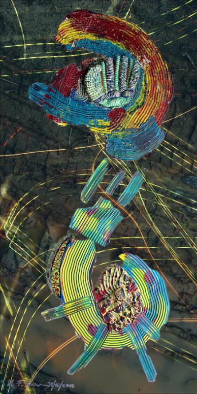 Kanada-5 (Mixed Media auf Leinwand) - Heinz-Friedrich Kaiser