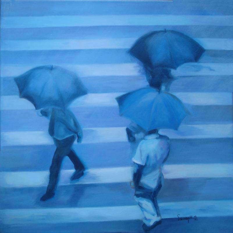 walking in the rain - ingrid wenz-gahler