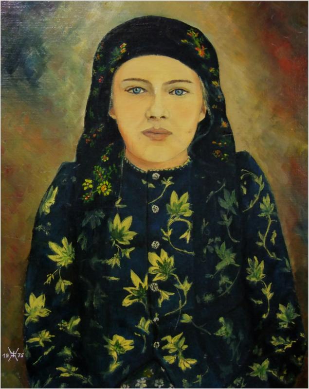 Fränkisches Bauernmädchen - Werner Meier