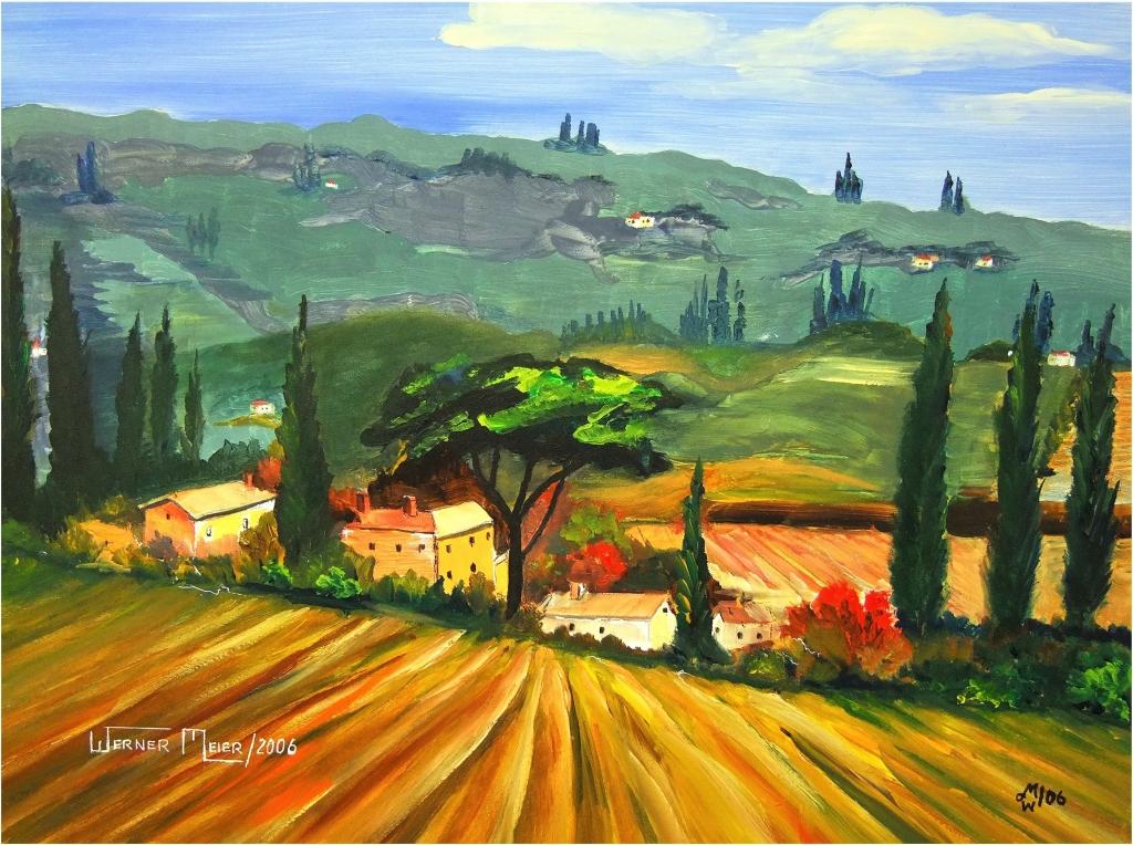 In der Toscana - Werner Meier