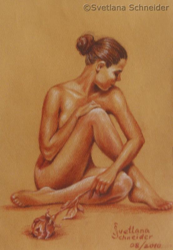  Akt-Studie 1 - Svetlana Schneider