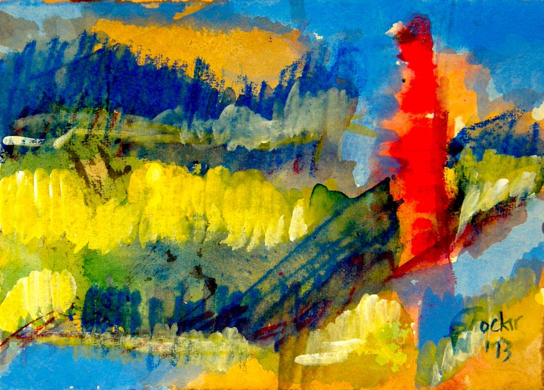 Landschaft - Wolfgang Stocker