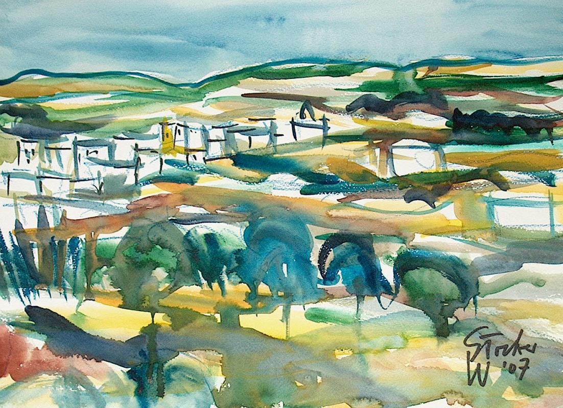 Landschaft - Wolfgang Stocker