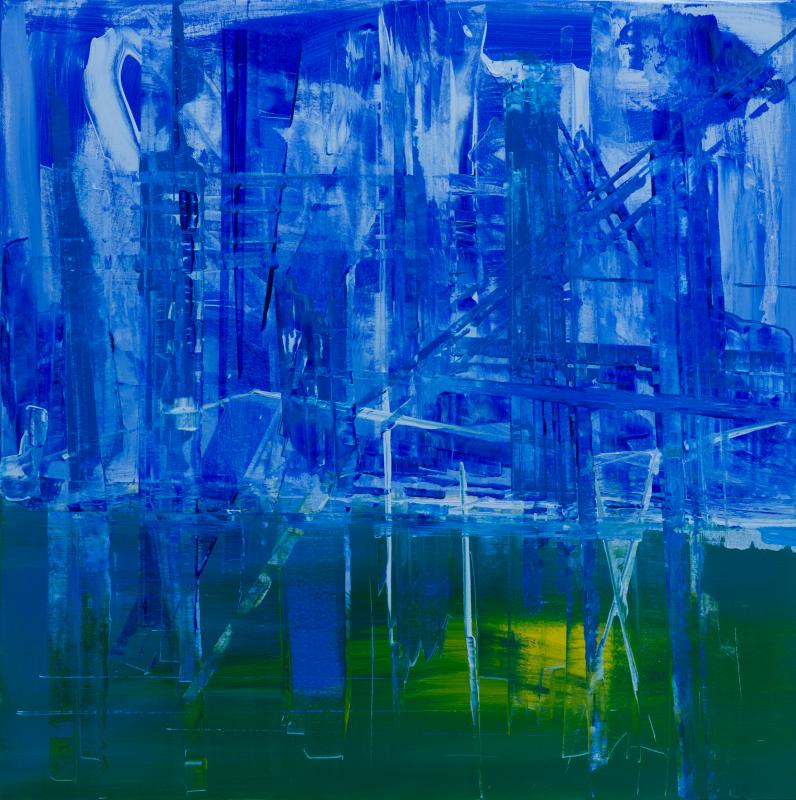 City in blue-green, City-Serie - wolfgang mayer