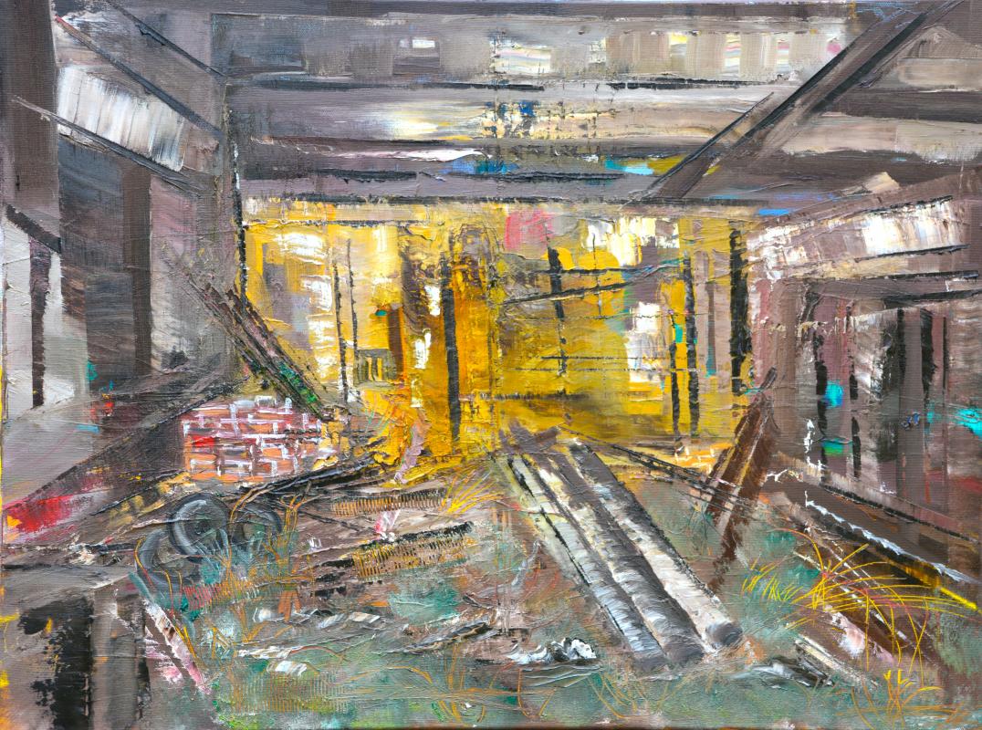  Serie,morbide Lagerhalle 2 - wolfgang mayer