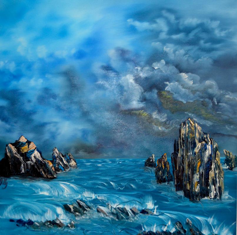 stormy sea - wolfgang mayer