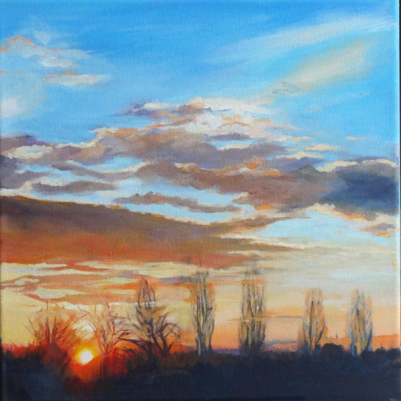 -Sonnenuntergang am Rhein - ingrid wenz-gahler