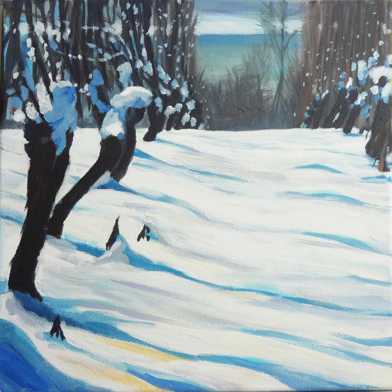 Weinberg im Winter- - ingrid wenz-gahler