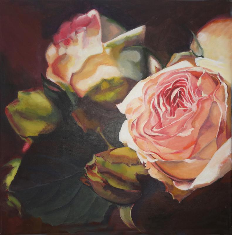 Rose mit Knospe - ingrid wenz-gahler
