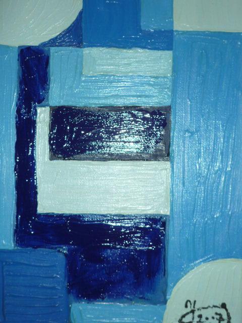 Blau und nochmal Blau  - Yvonne Schmied