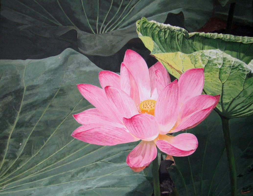 Li-La-Lotus - dunjate Kunst in Acryl