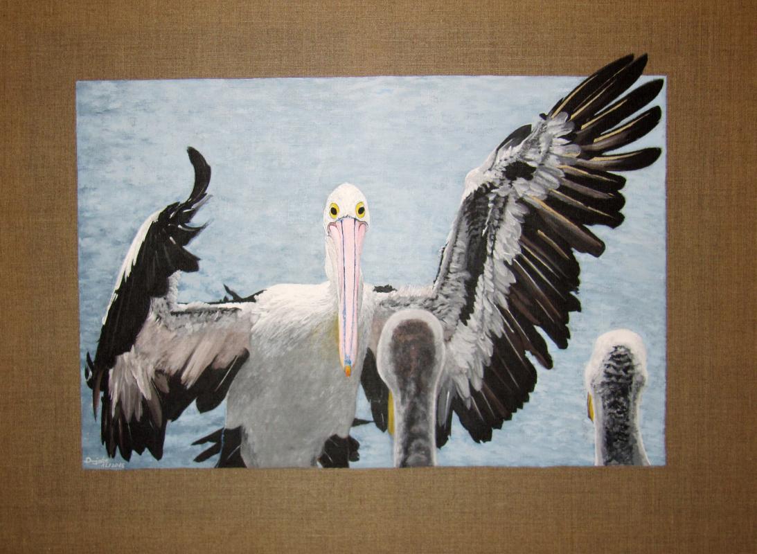 PELIKANzler - dunjate Kunst in Acryl