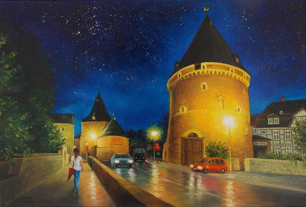 Frische der Nacht (Goslar, Breites Tor) - Svetlana Schneider