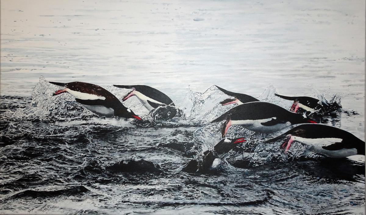 Jump! - dunjate Kunst in Acryl