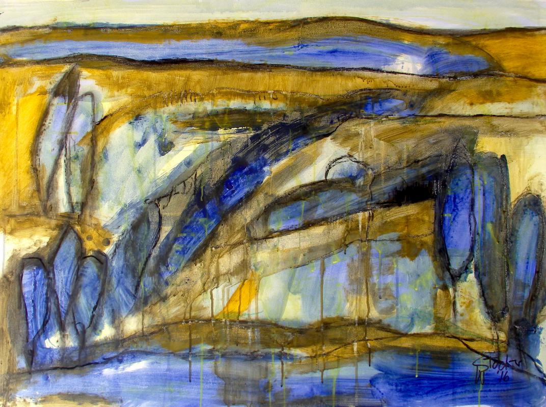 Landschaft 4 - Wolfgang Stocker