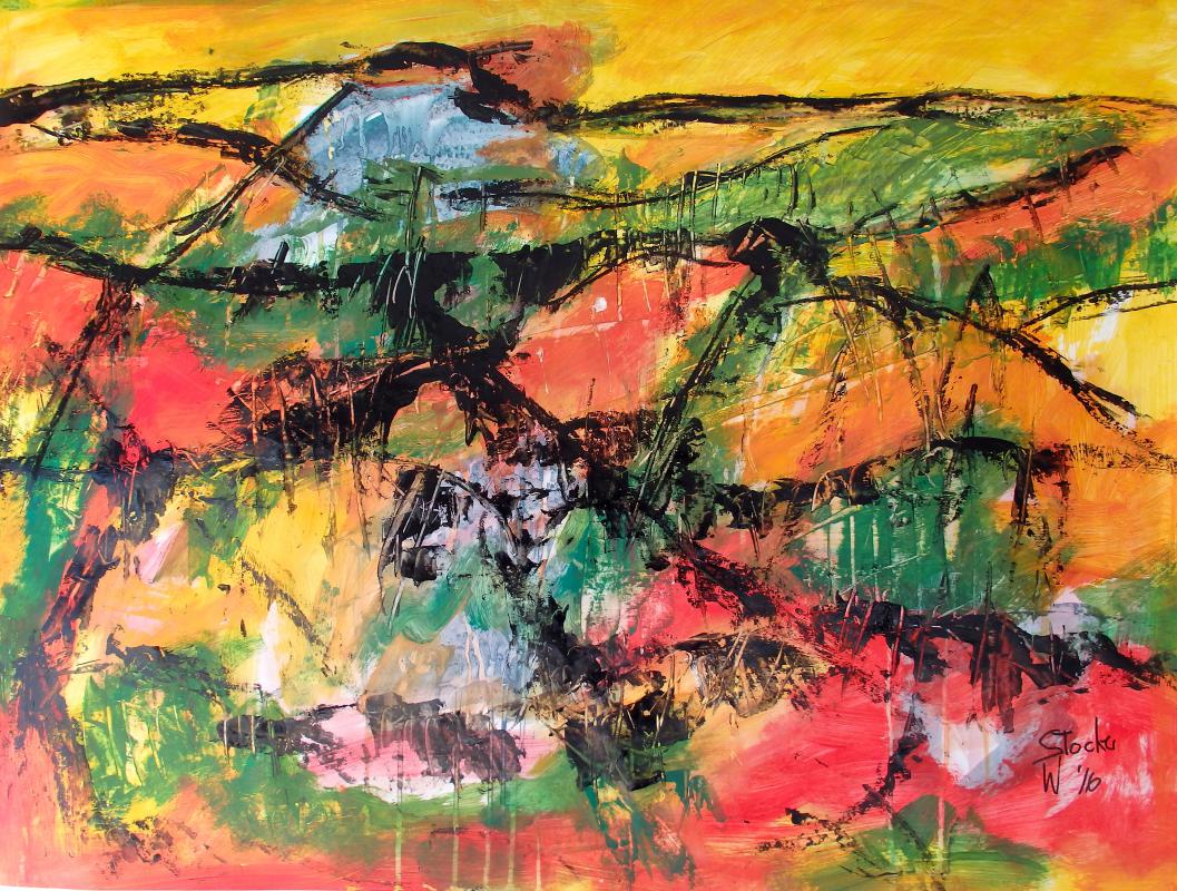 Landschaft 2 - Wolfgang Stocker