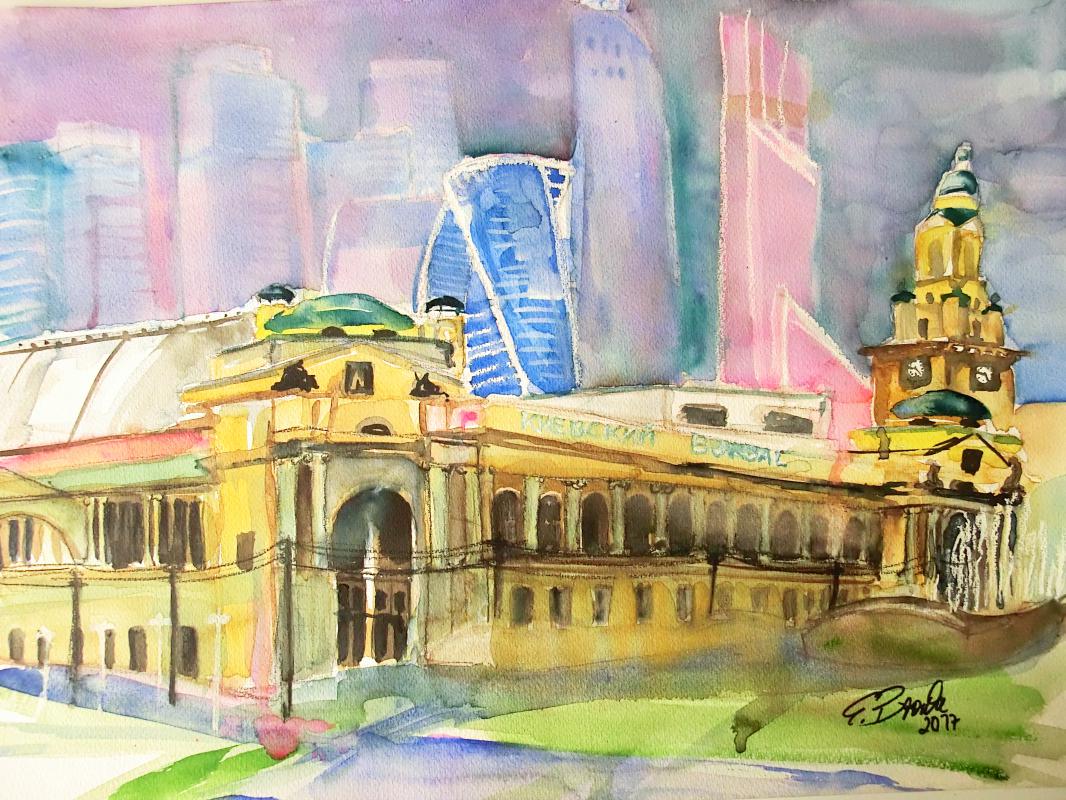 Moskau-Kiewer Bahnhof - Evelyn Brosche