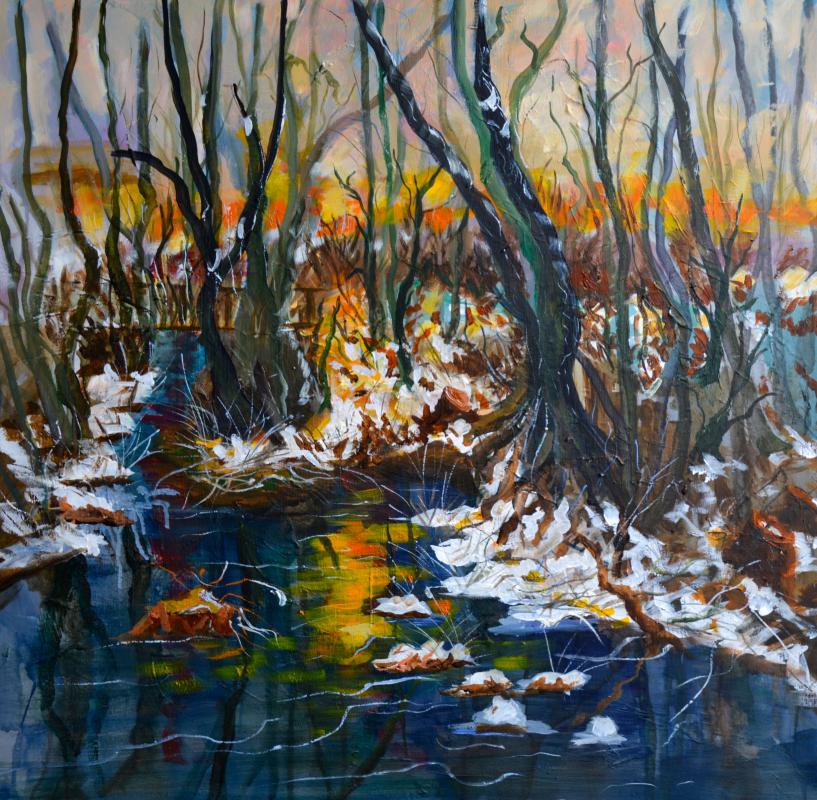 winter an der nidda - wolfgang mayer