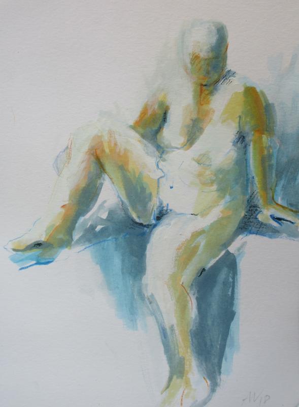 Aktskizze klein - Anja Mueller-Wood