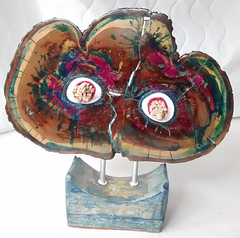 0,4_Wood sculpture-3,2 - Heinz-Friedrich Kaiser