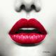 kunstwerk - Red Lips Original BERNADOart