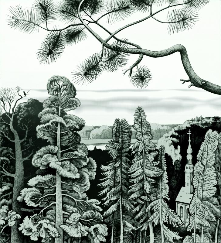 Kiefernzweige - Konstantin Avdeev