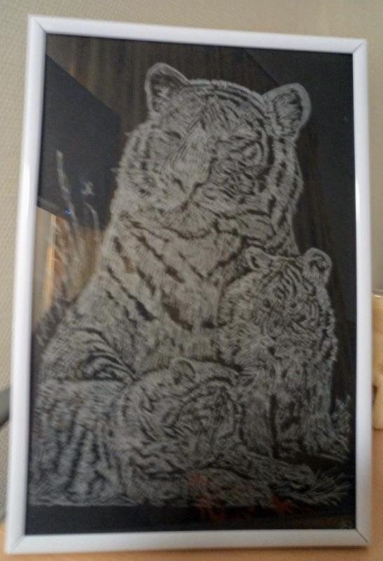 Glasmalerei (Gravur) - Sandra Schmit