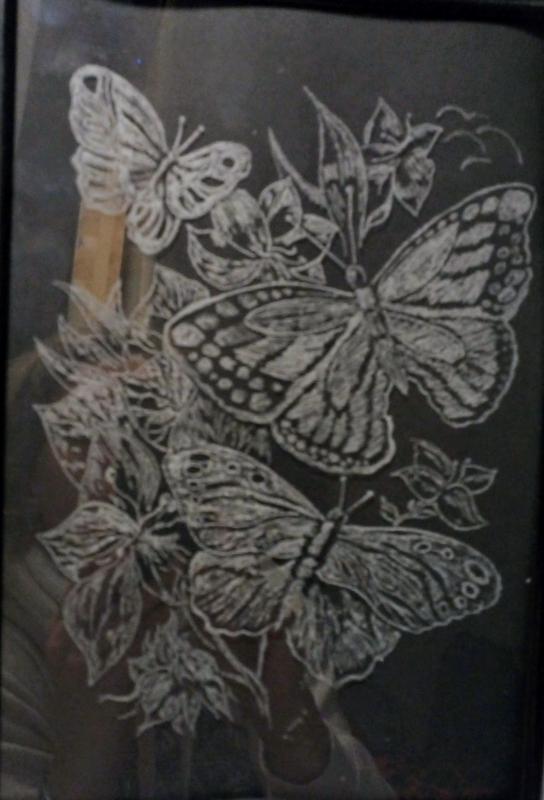 ---Glasmalerei (Gravur) - Sandra Schmit