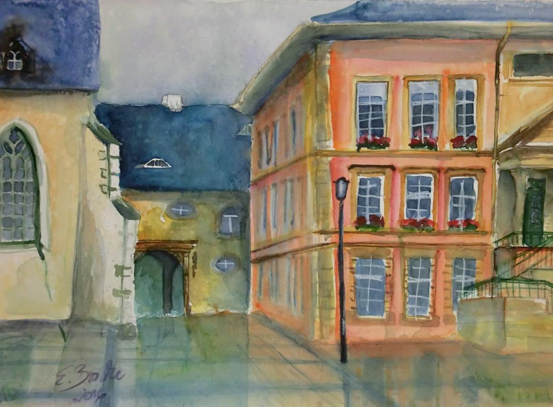 Detmold Malen imRegen - Evelyn Brosche