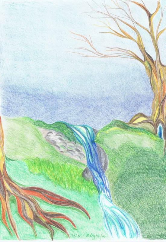 Fantasielandschaft - Claudia Lüthi