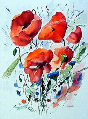 Red Poppies Full Bloom (2006) - Werner Meier